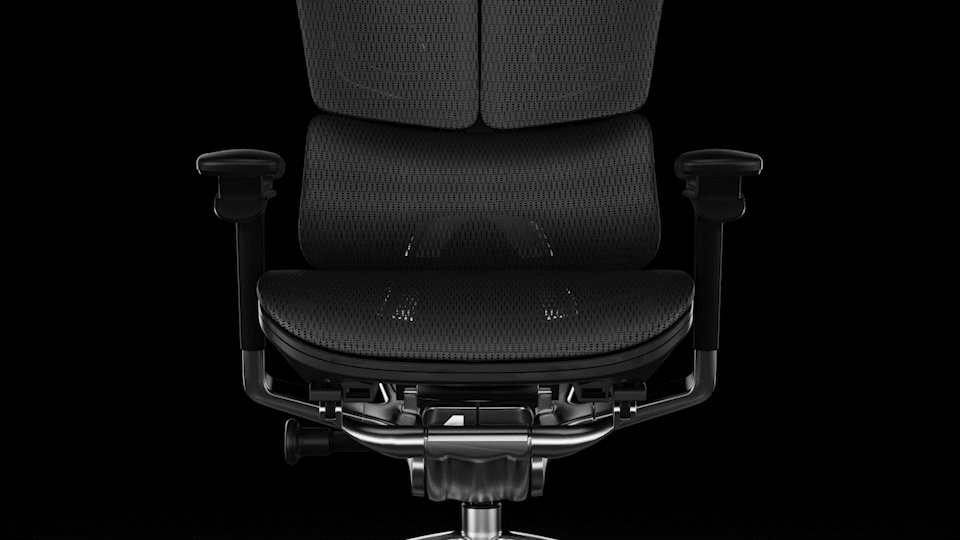 Ergonomic chair with paddle controls