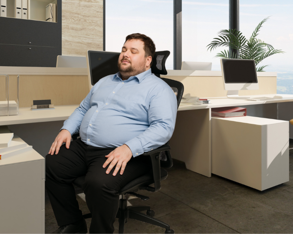 افزایش وزن بر اثر زیاد نشستن بر روی صندلی