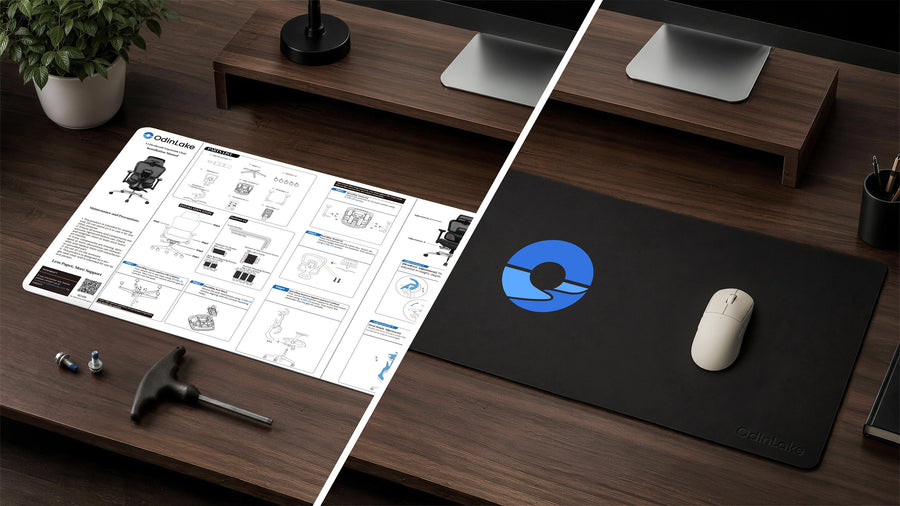 OdinLake L3 Ergonomic Chair: A Manual & Desk Mat in One