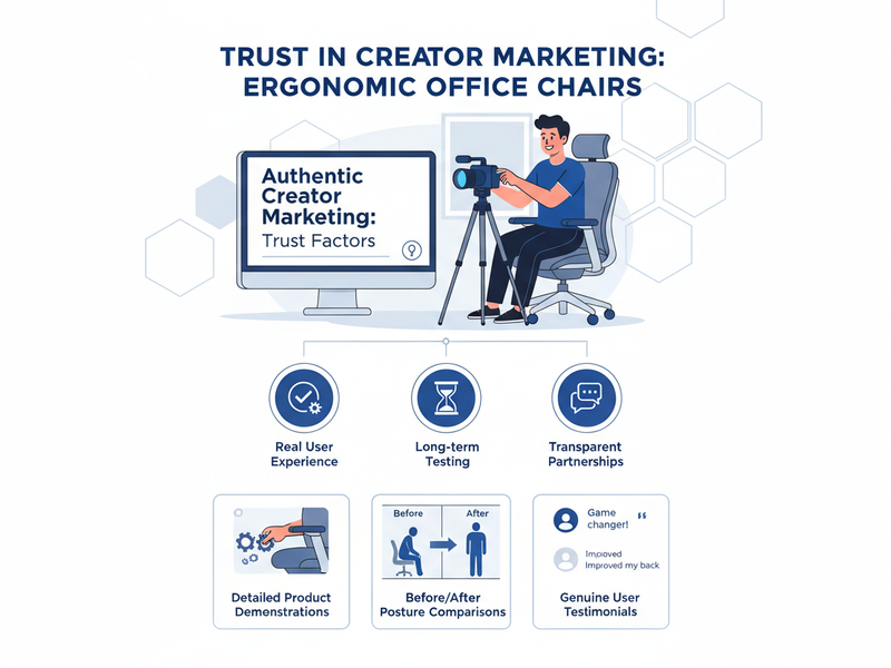 What Users Really Trust in Creator Marketing for Ergonomic Chairs