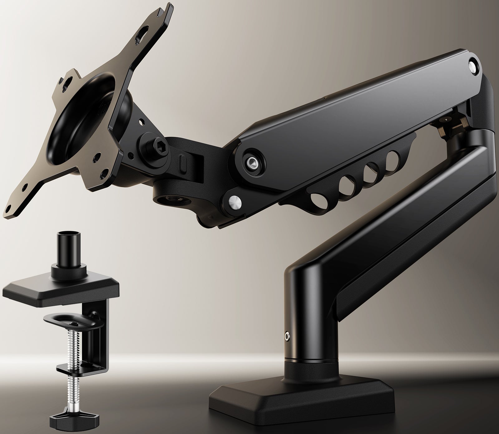 Single Monitor Stand (Fits 4.4 to 19.8lbs Monitors)