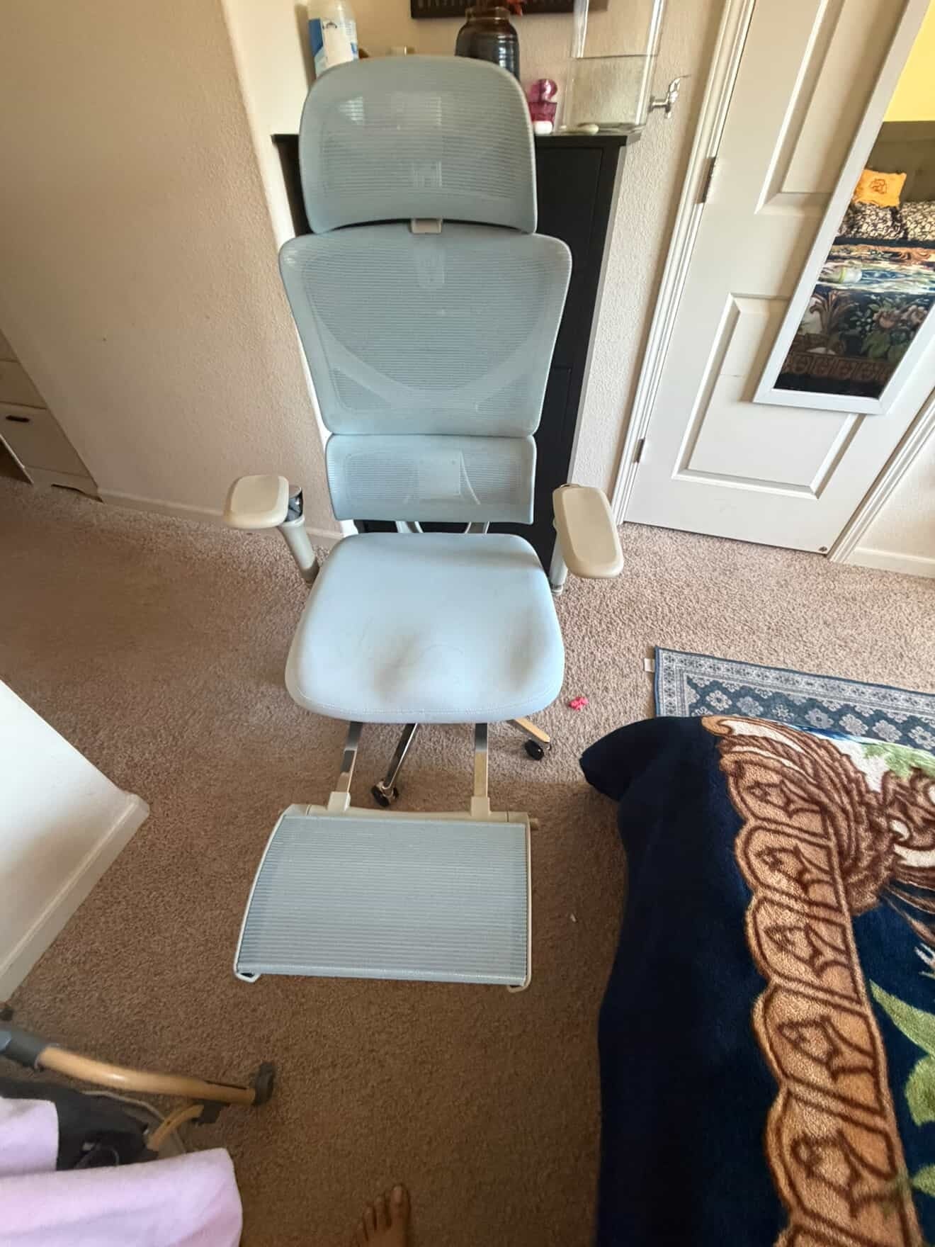 L1 Pro Full Aqua Blue Ergonomic chair