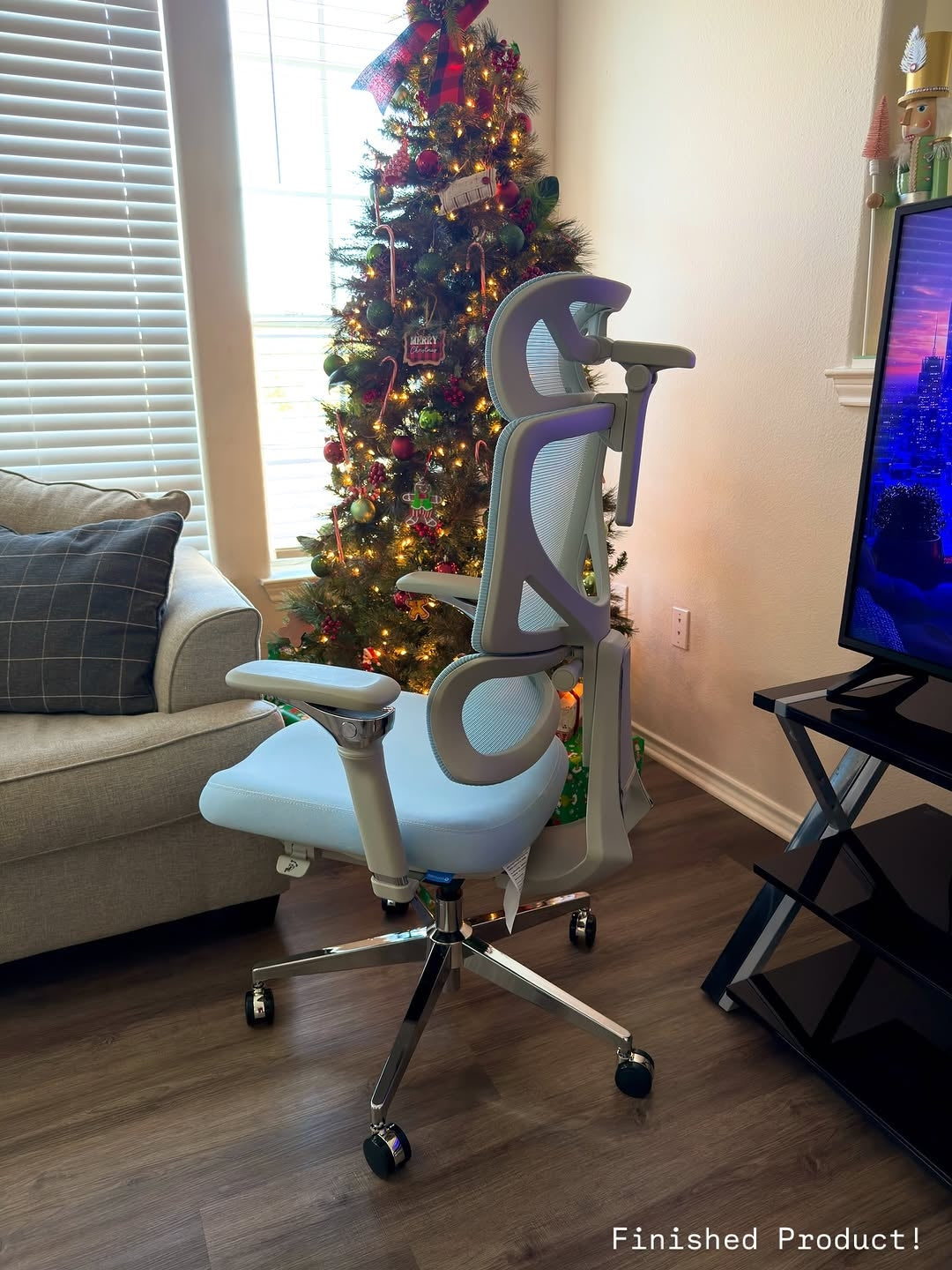 L1 Pro Full Aqua Blue Ergonomic chair