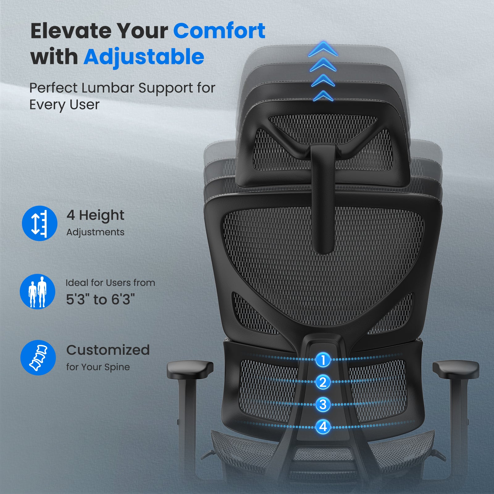 OdinLake L1 (Ergo UPGRADE 518) | Ergonomic Office Chair