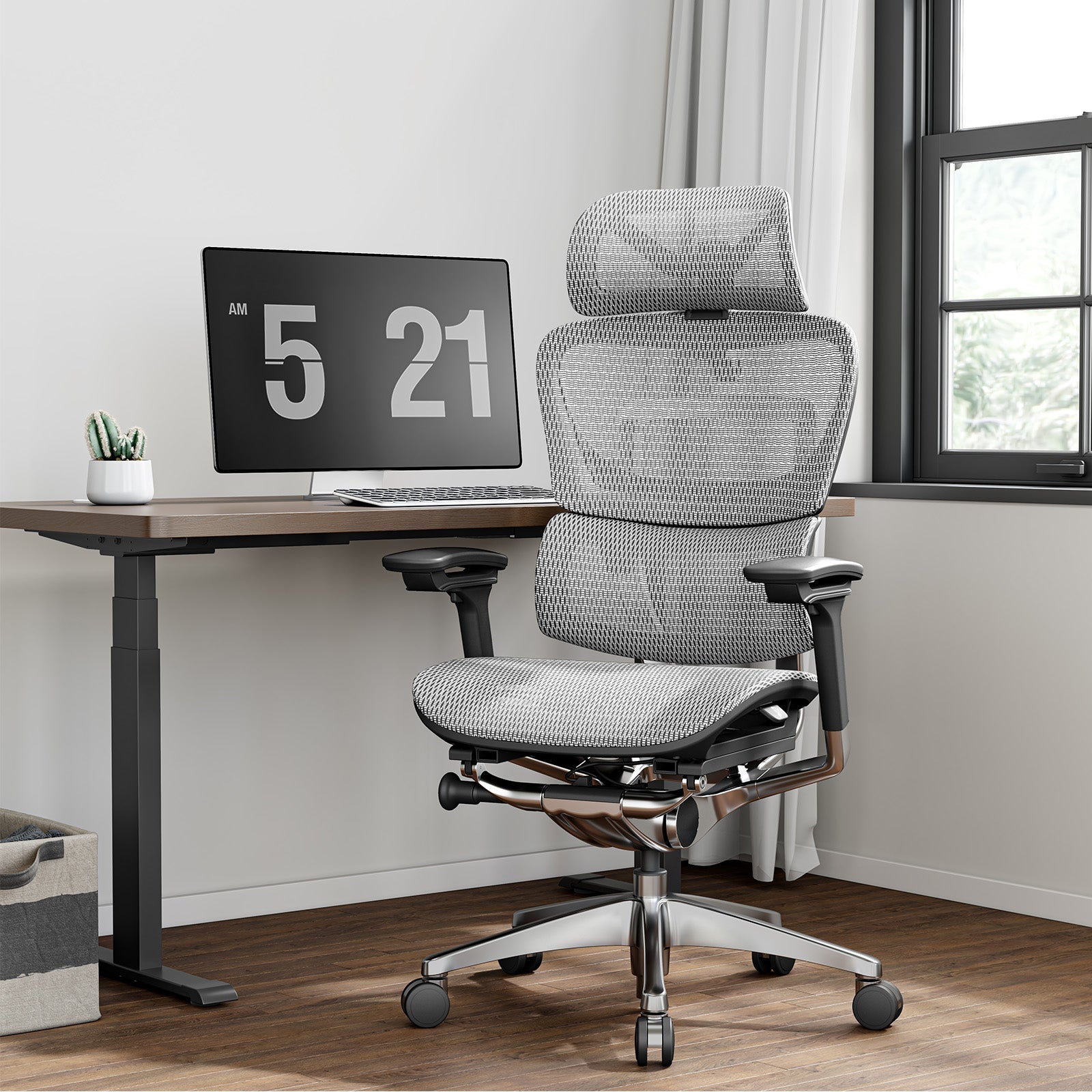 デスク&チェア OdinLake O1 (Ergo PLUS 743) | Flex Mesh Ergonomic Chair