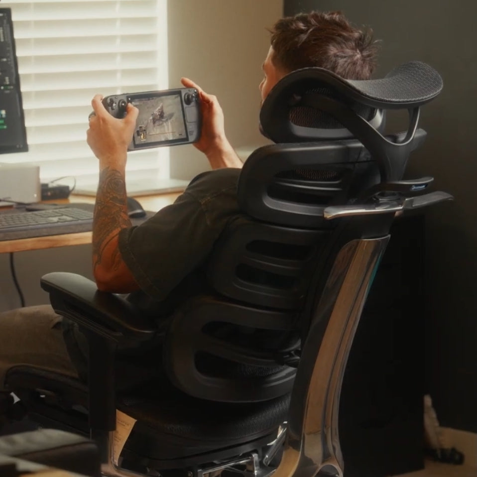 OdinLake | Ergonomic Desk with Chair, Ergonomic Comfort, WFH Enjoyment